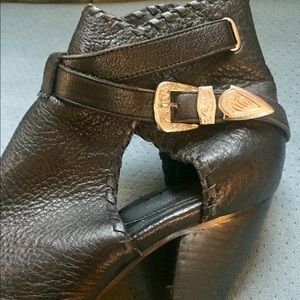 Madison Harding leather booties